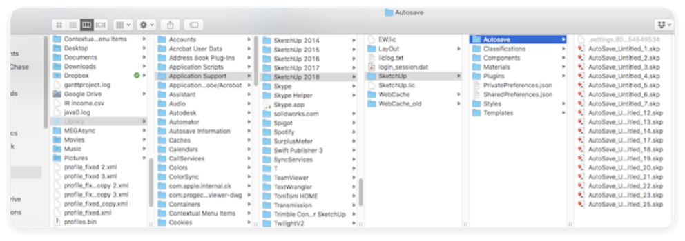 recover unsaved or deleted Sketch files on Mac