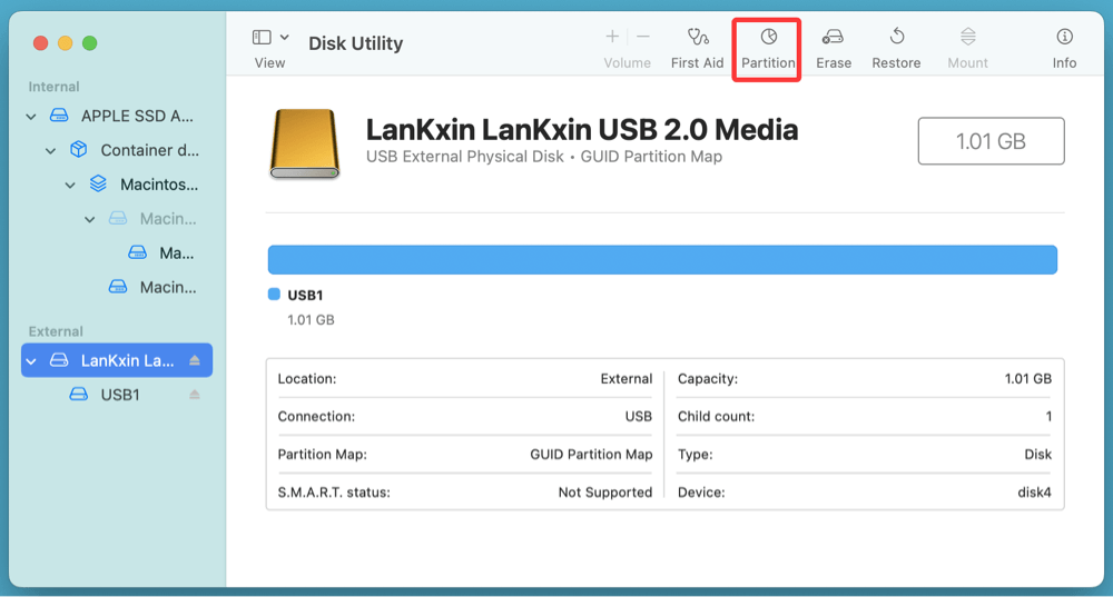 Recover & Repair SD Card/USB Drive Partition
