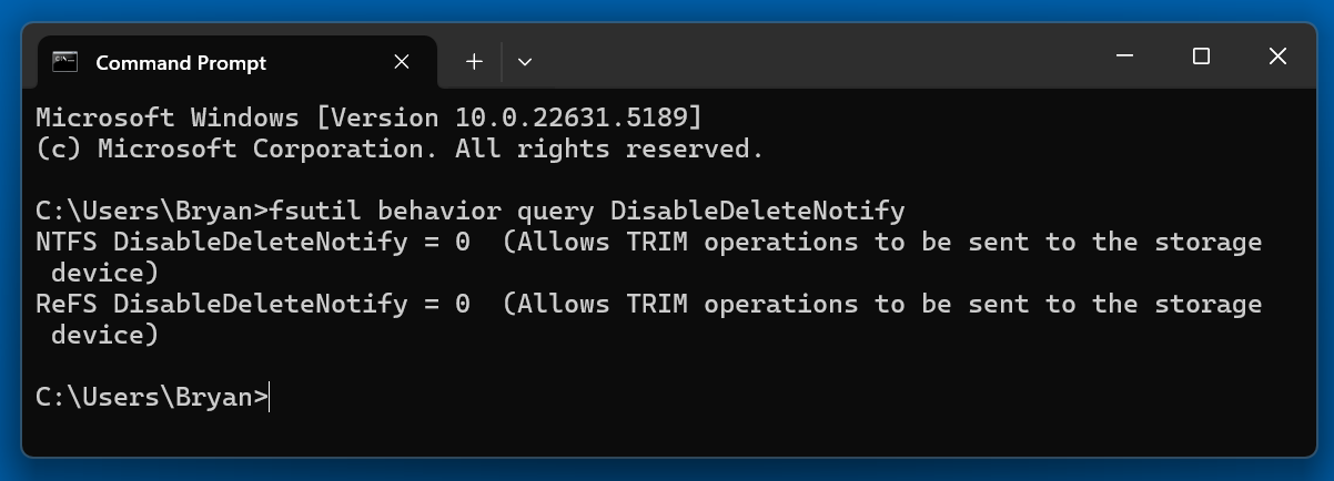 reformatting or repairing a damaged SSD using Command Prompt