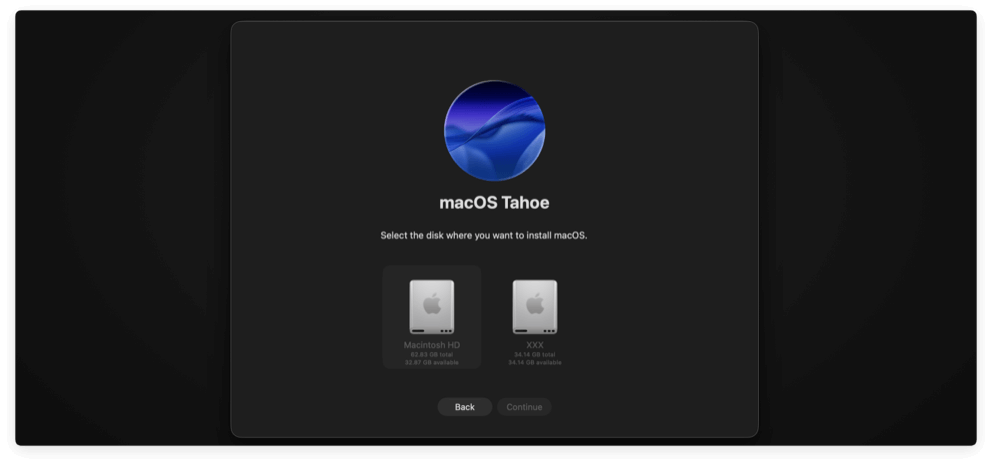 reinstall macOS Tahoe