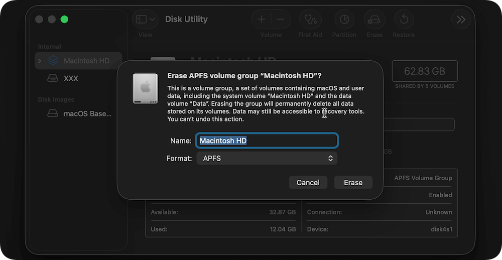 reinstall macOS Tahoe