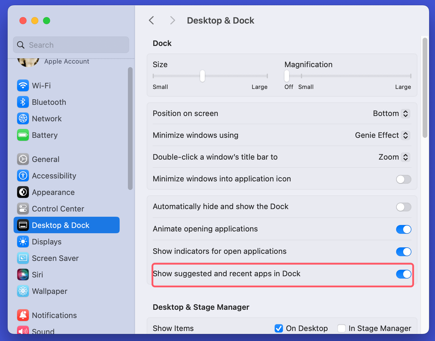 Automatically Remove Recent Apps