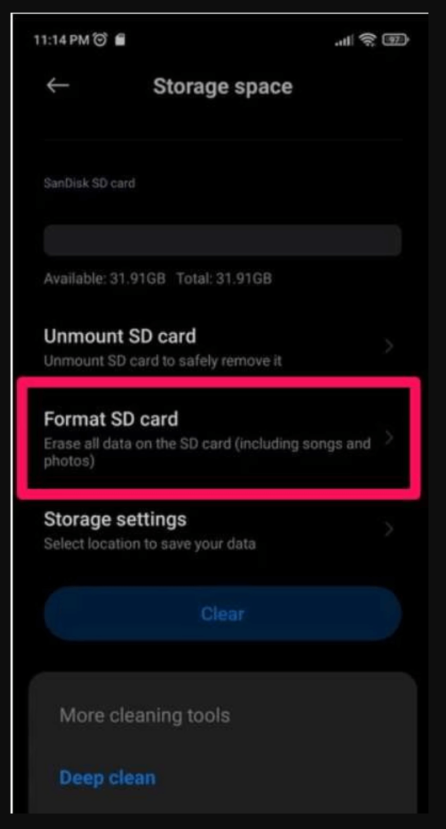 corrupted Android SD cards can be repaired 