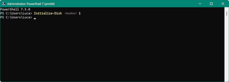 repair a disk with PowerShell
