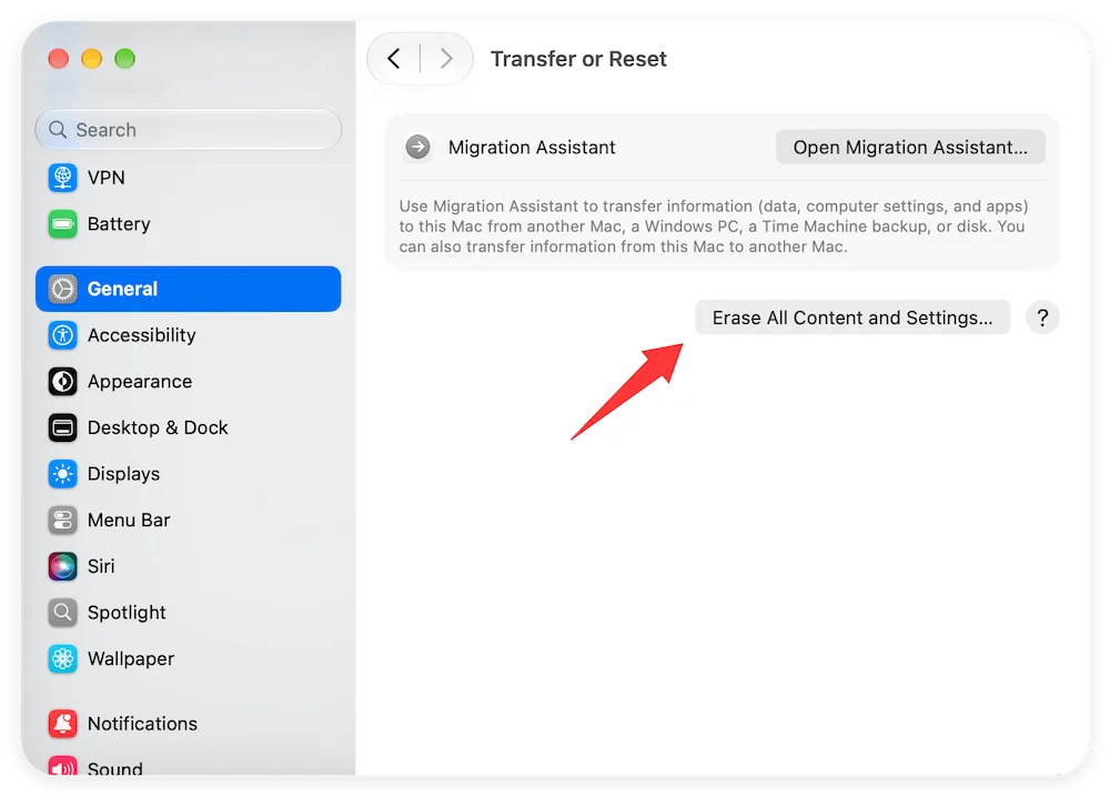 Reset Apple Silicon Chip Mac to Factory Settings