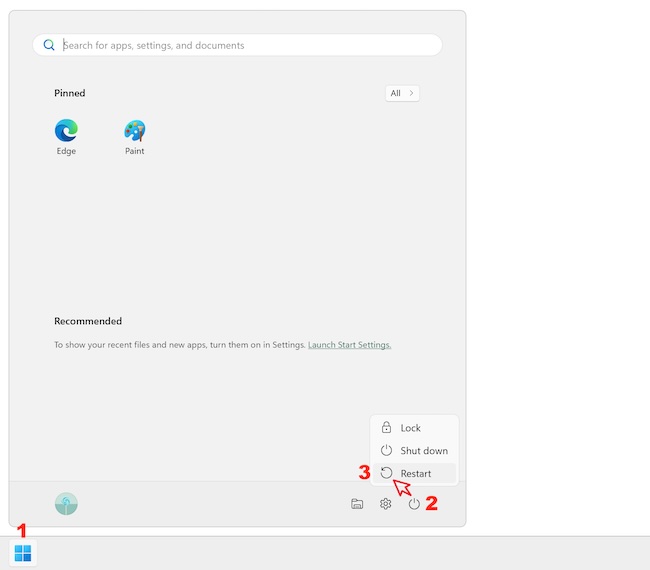 restart or force restart a Windows PC