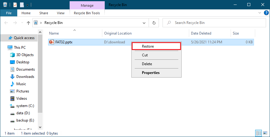 how to recover deleted or unsaved PowerPoint document