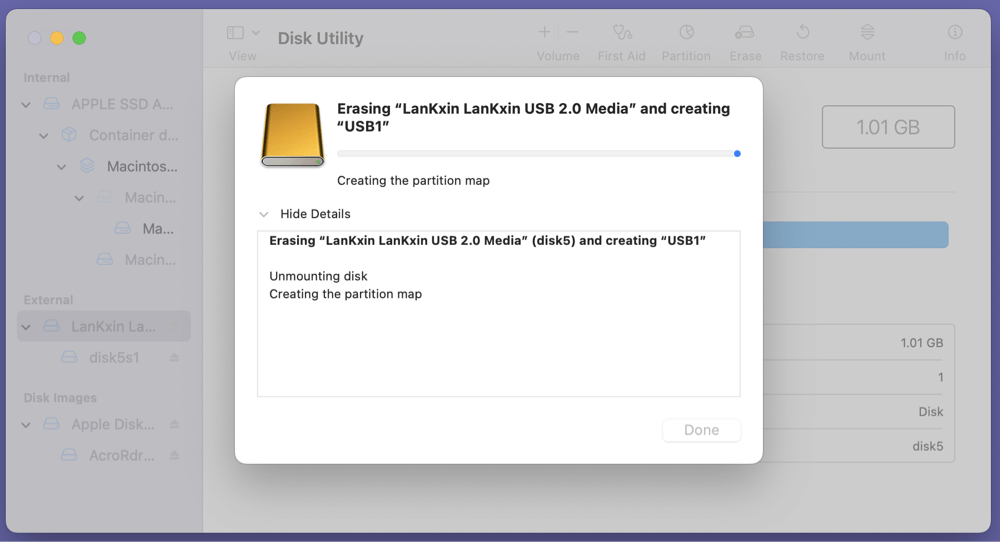 restoring your USB drive to its full capacity