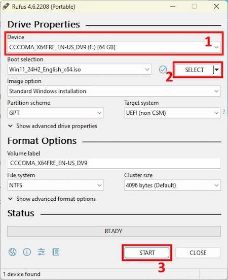 how to install Windows 11 24H2