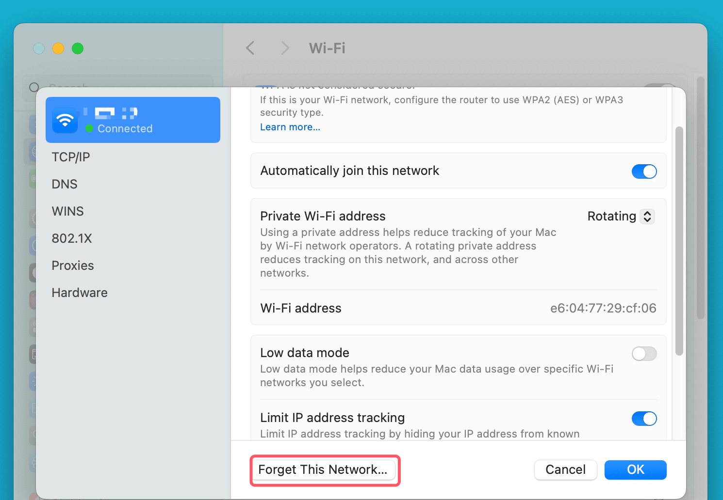 Wireless Diagnostics tool