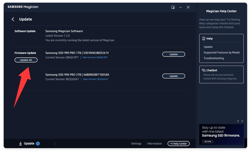 Samsung 990 Pro SSD not showing up