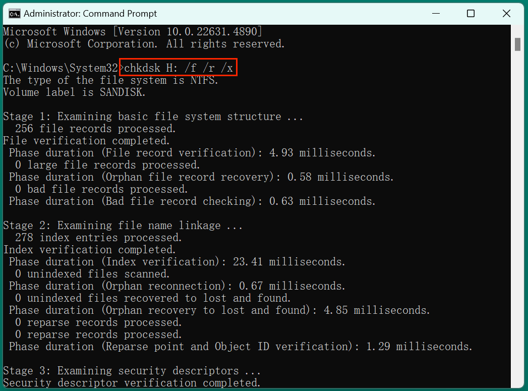 Fix SanDisk Device Won't Format Error on Windows