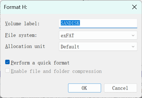 Fix SanDisk Device Won't Format Error on Windows