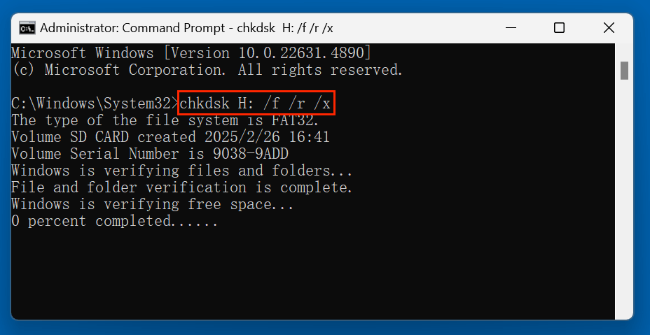 Windows fails to detect an SD card