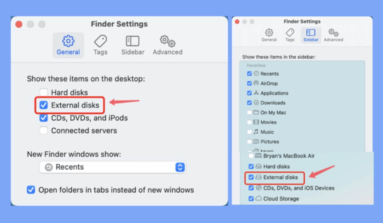 SD card isn't showing up in Mac Finder