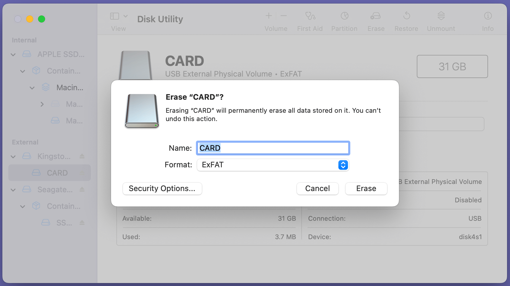Fix SD cards can suddenly stop working
