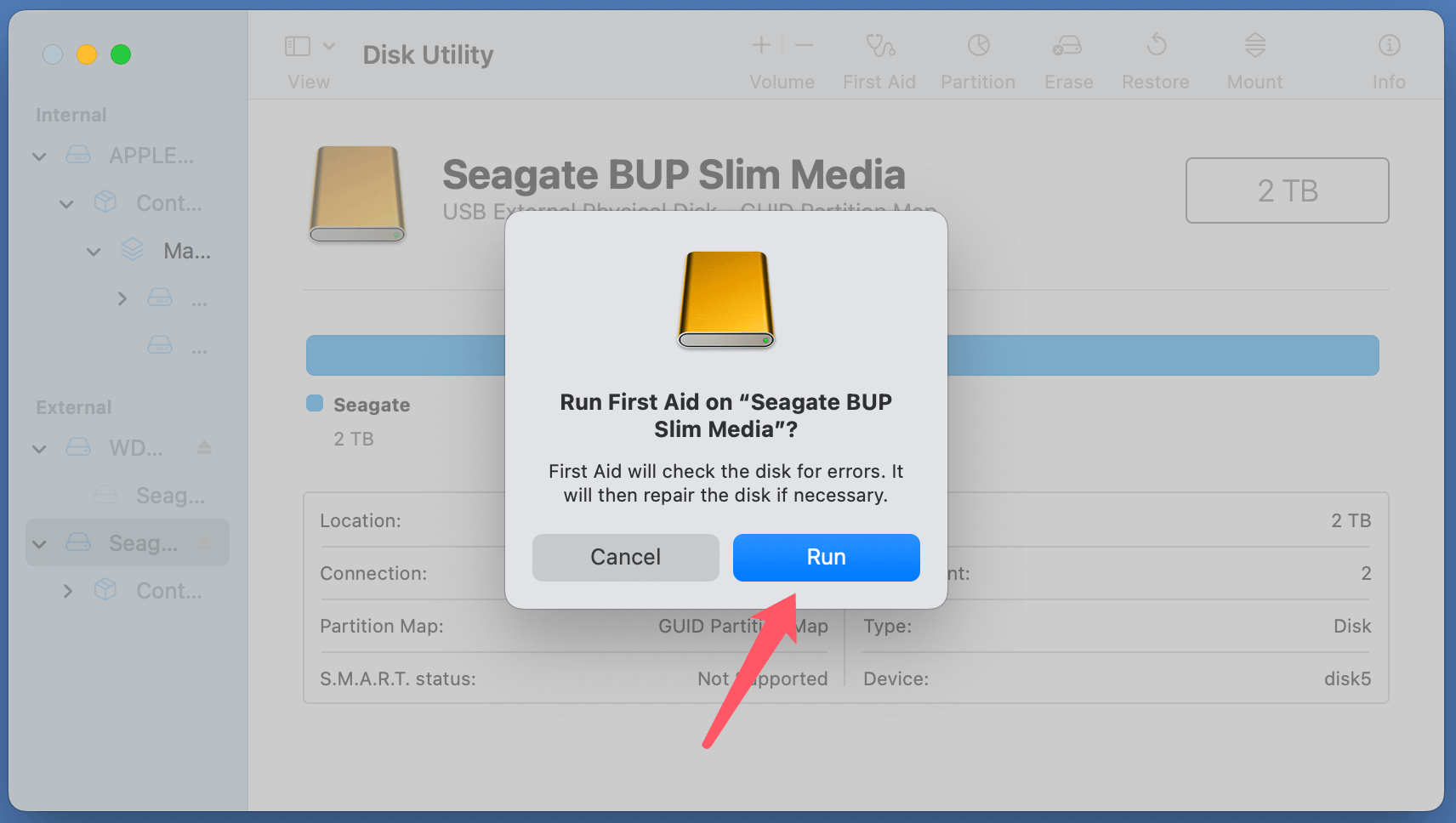 recover lost data from a Seagate Ultra Compact SSD
