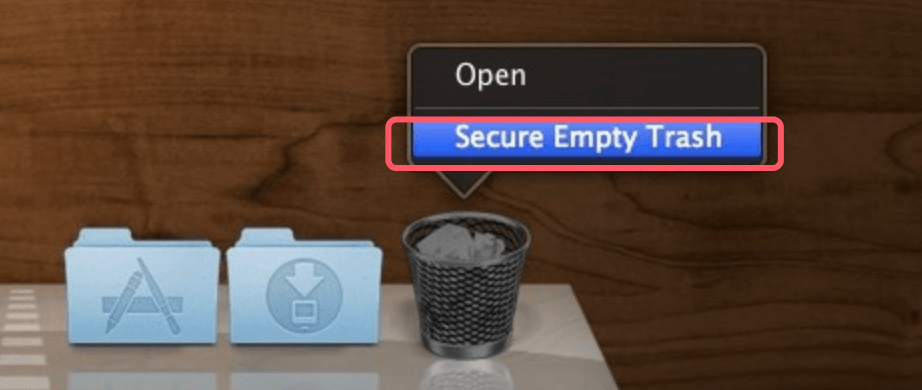 Secure Empty Trash