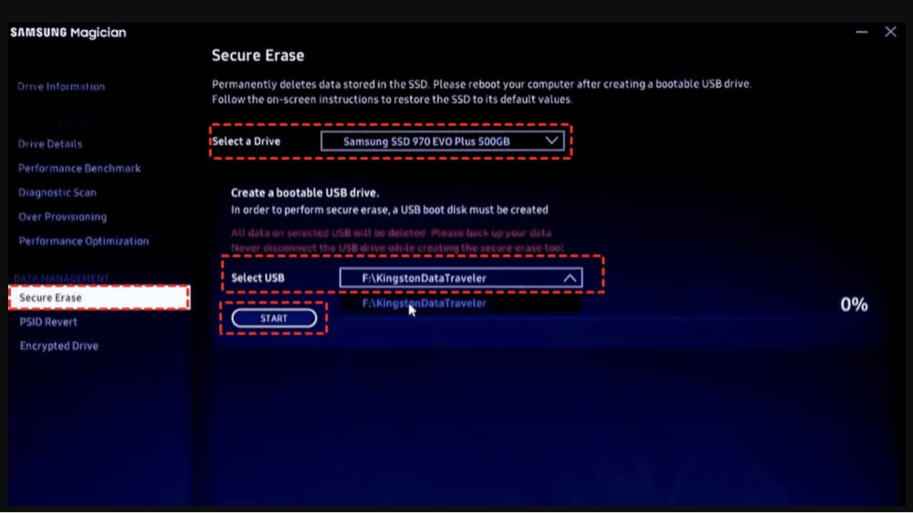 Securely Destroy Data on SSD