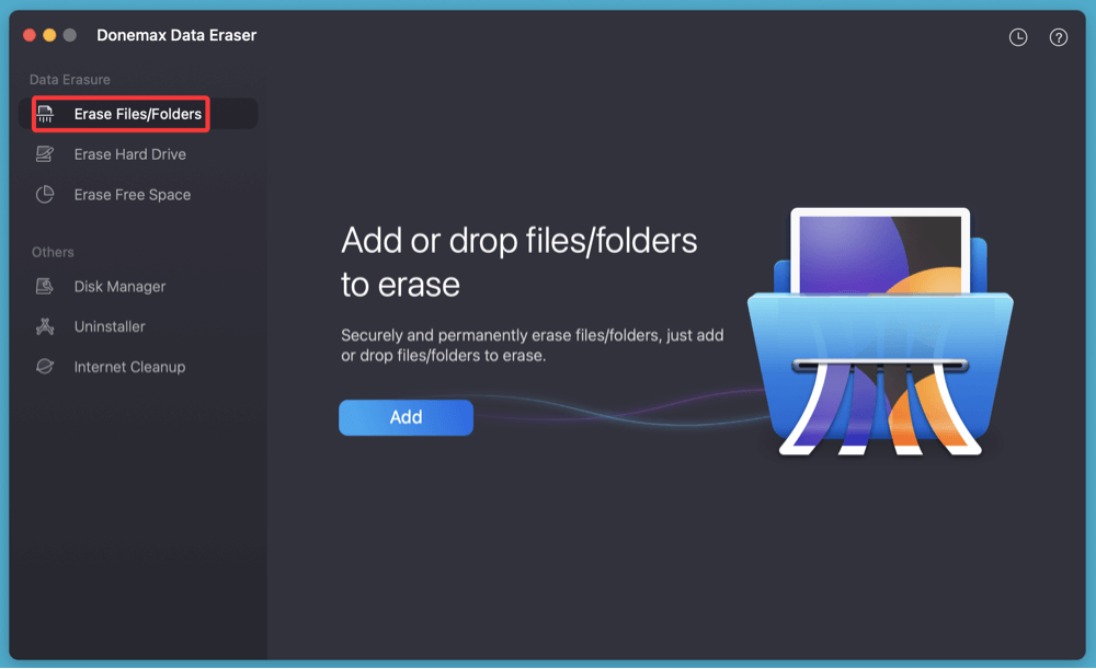 shred a PDF file on Mac