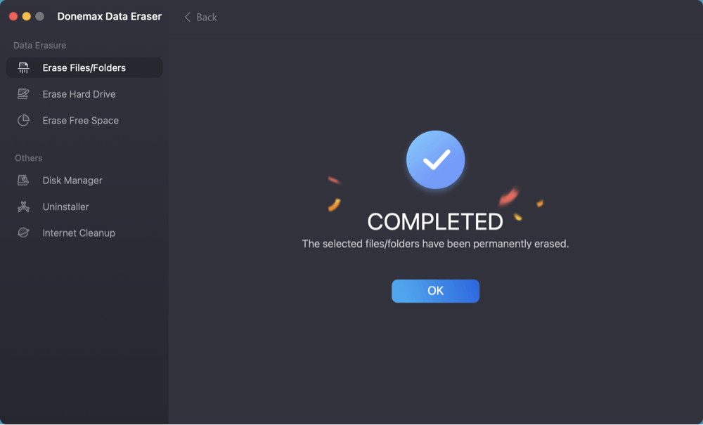 permanently shred a text file