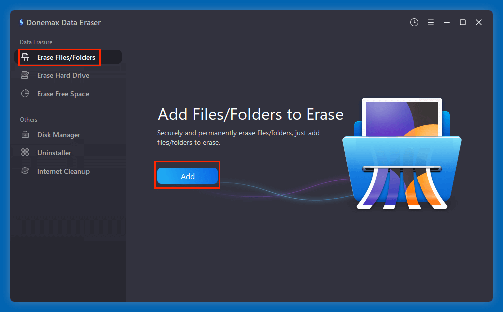 permanently shred a text file
