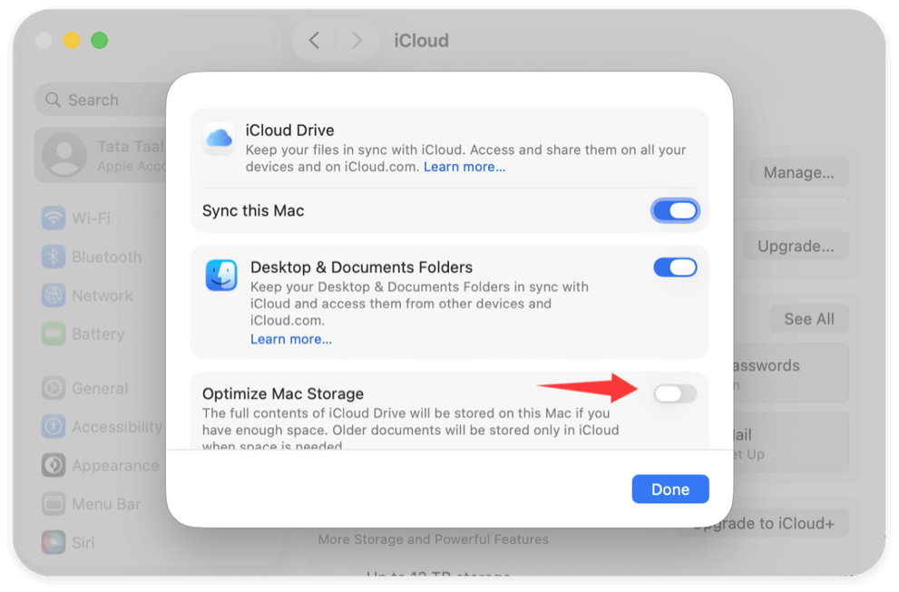 recover files lost after signing out of iCloud on Mac