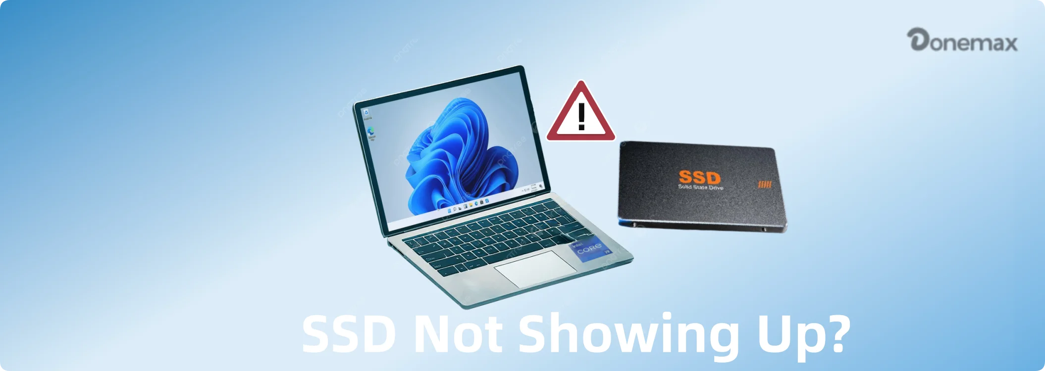 SSD is not showing up on my computer