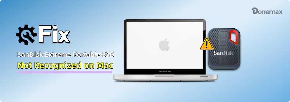 SanDisk Extreme Portable SSD not detected on Mac