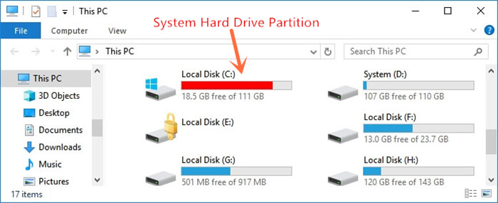 erase system hard drive