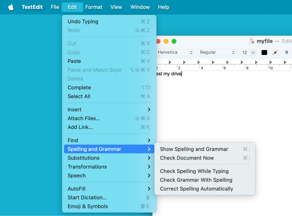 TextEdit Overview on Mac