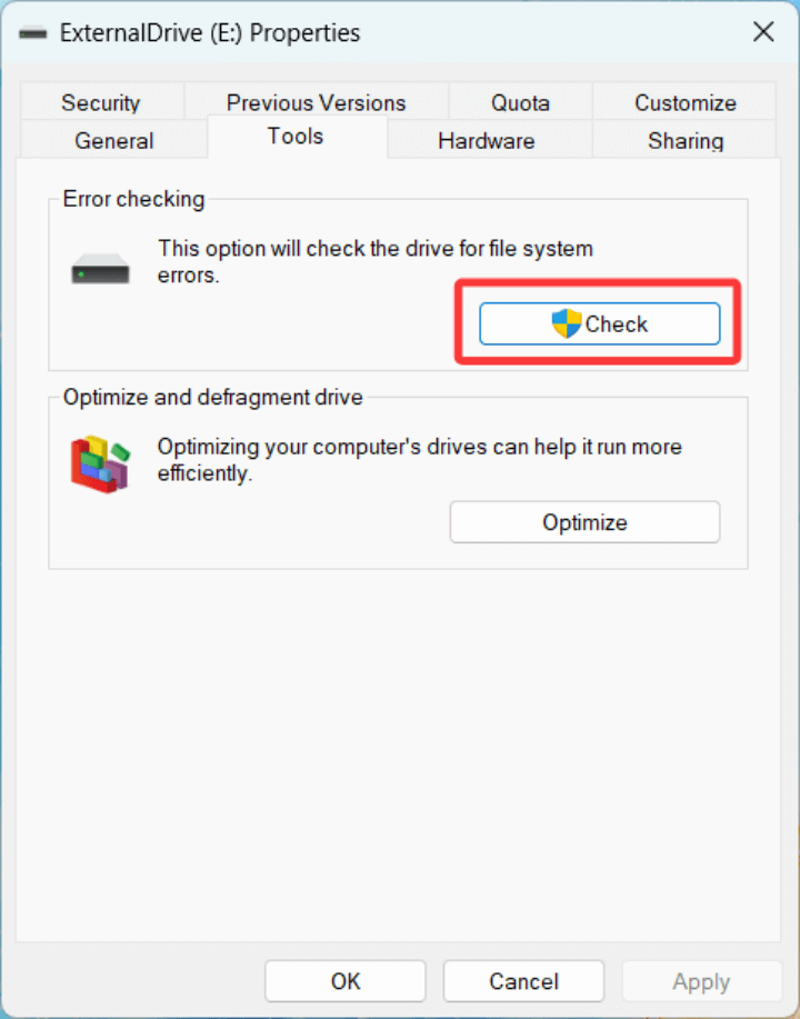 Fix There's a problem with this drive issue