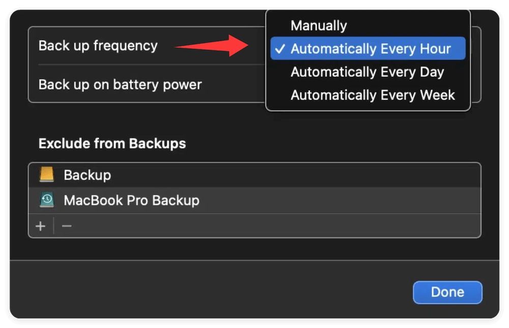 set up Time Machine on macOS Ventura
