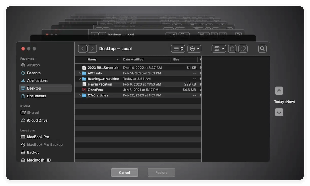 set up Time Machine on macOS Ventura