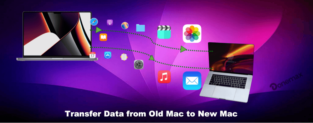 transfer data from old Mac to new one