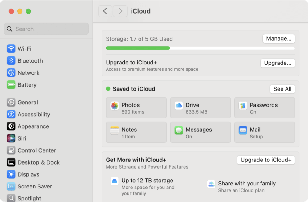 transfer data from old Mac to new one