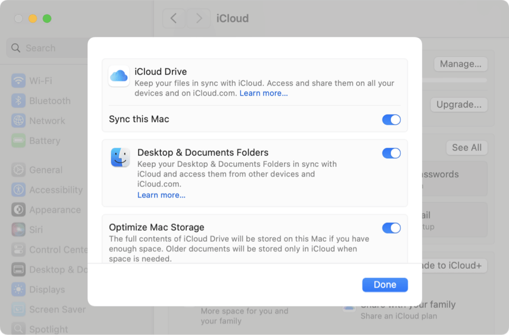 transfer data from old Mac to new one