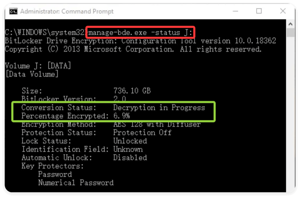 turn off BitLocker on Windows 11/10