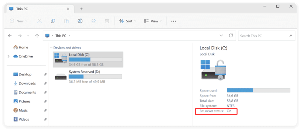 turn off BitLocker on Windows 11/10