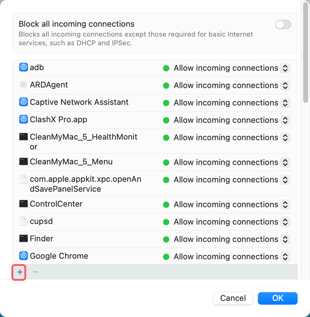 Turn On or Turn Off Mac Firewall