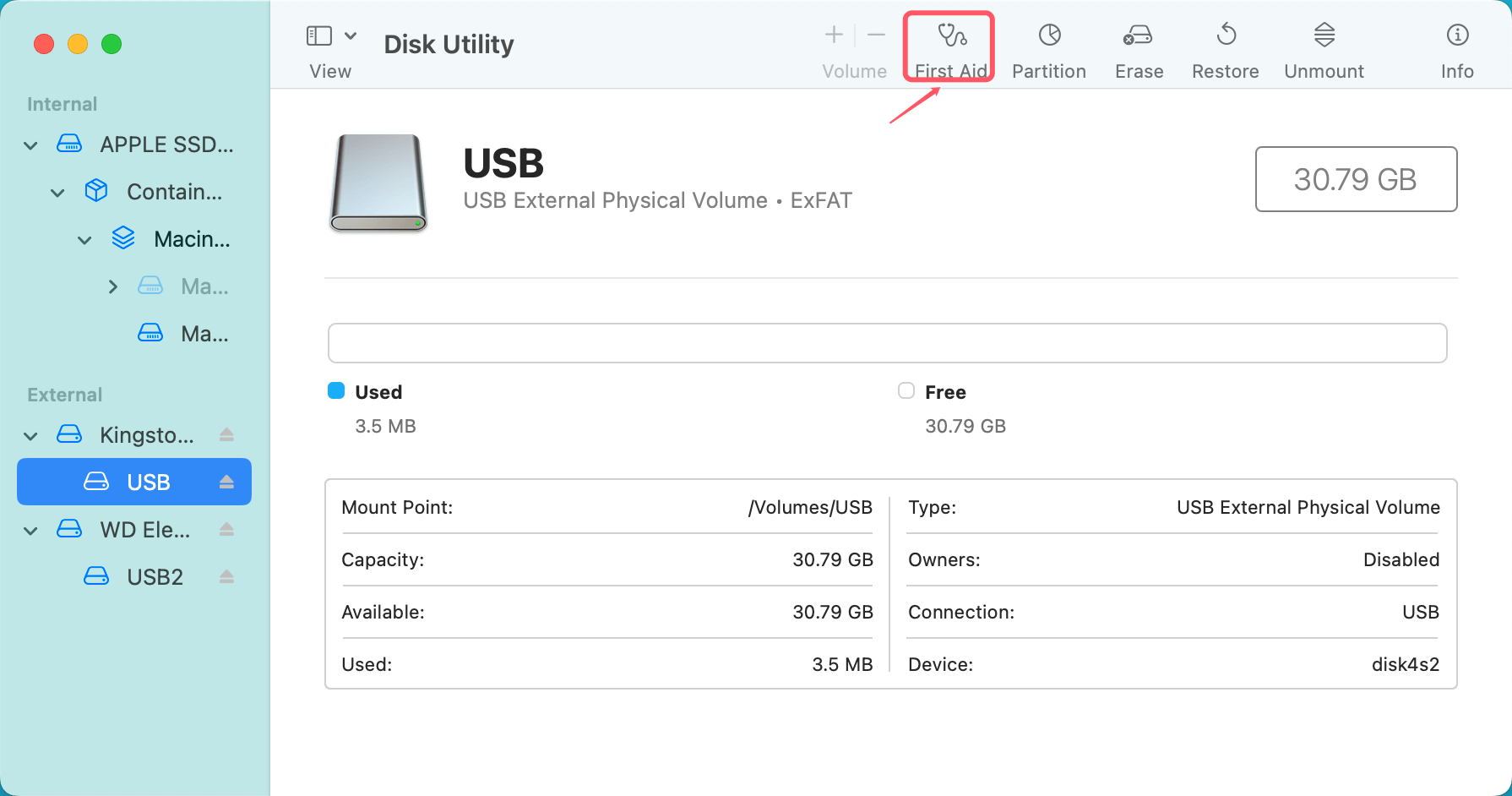 unable to write data to your USB drive or SD card on Mac