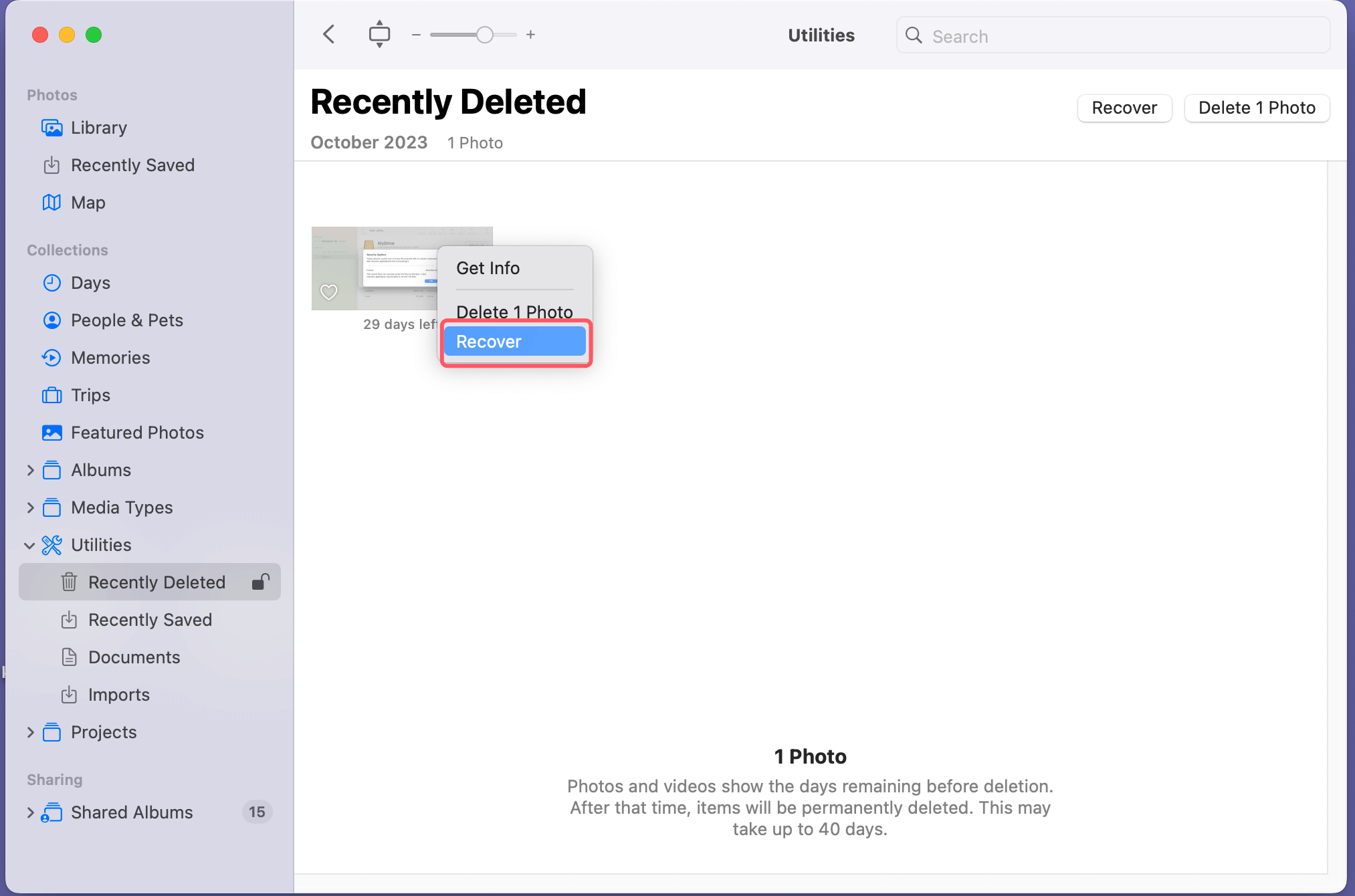 Undo Deleting Files on Mac