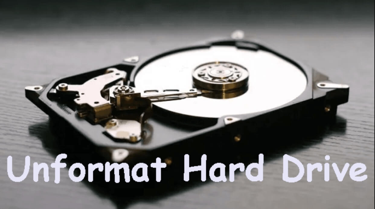 unformat your HDD
