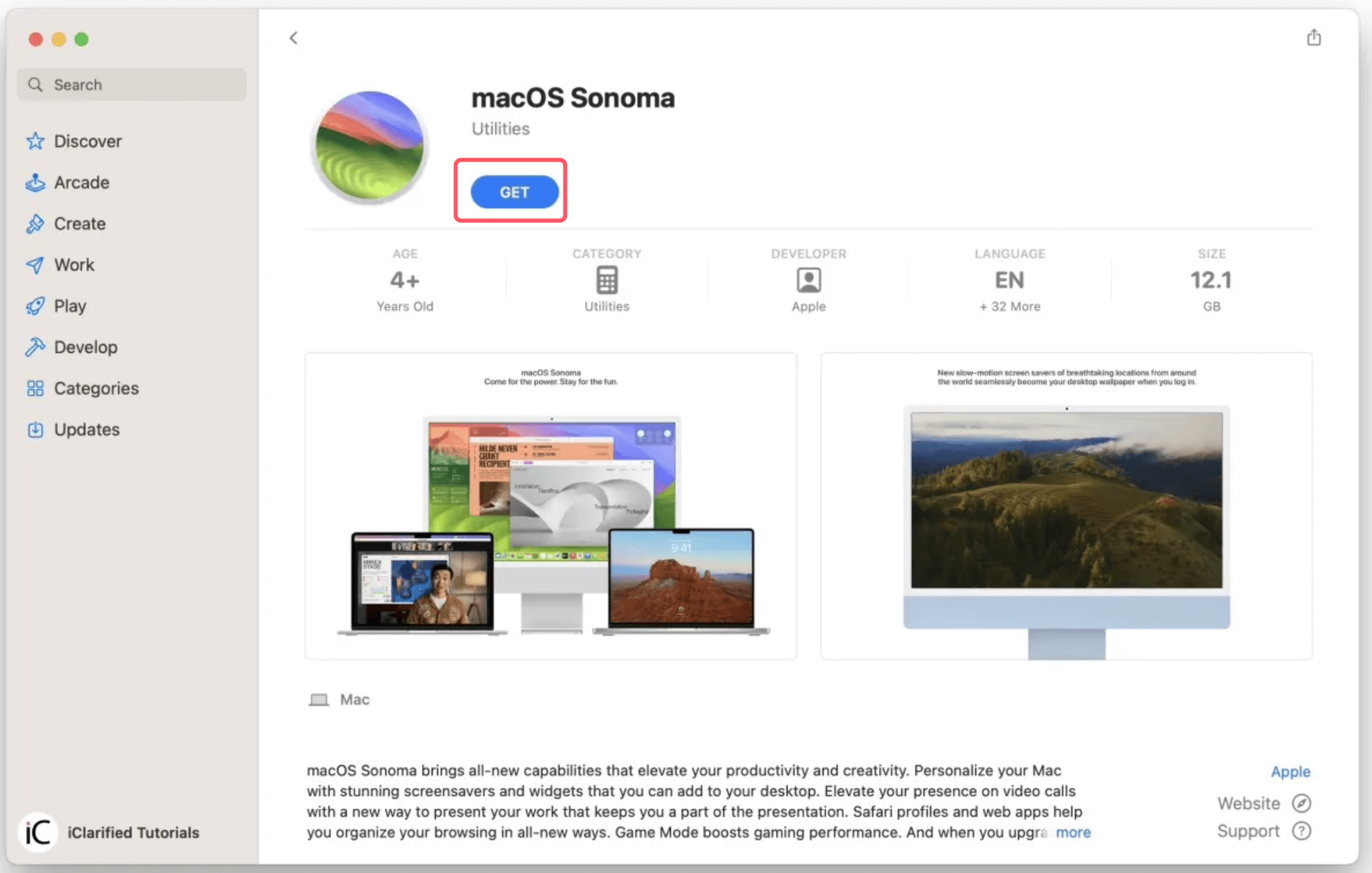 Download the macOS Installer