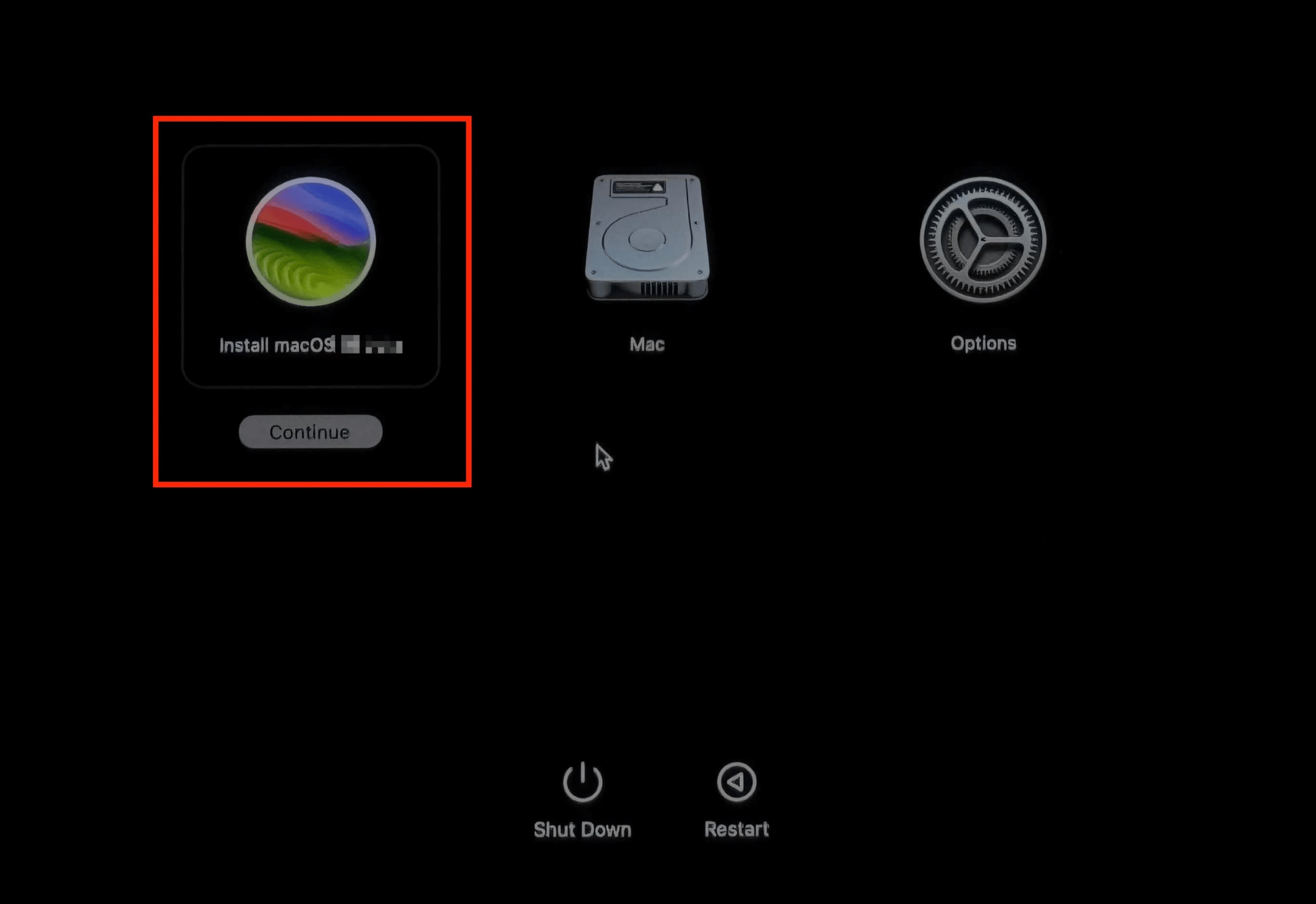 Install the New macOS