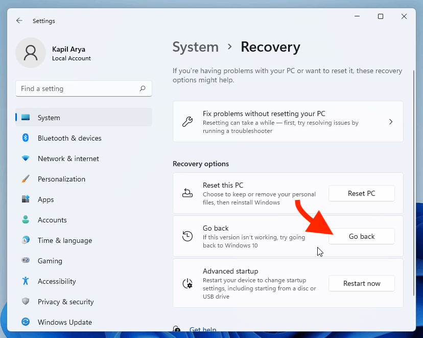 upgrade from Windows 10 to Windows 11