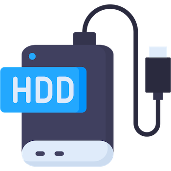 use external storage as primary default storage