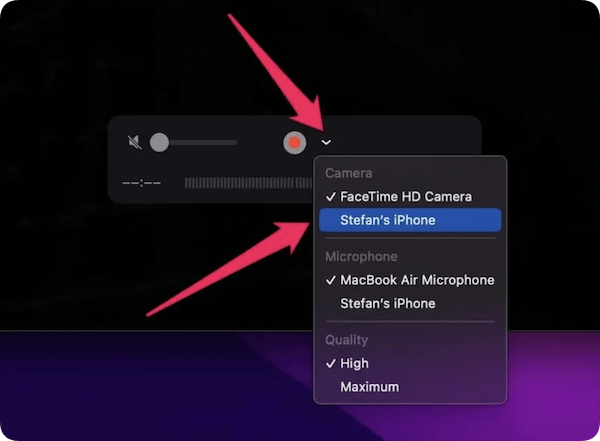 use iPhone mirroring on Mac