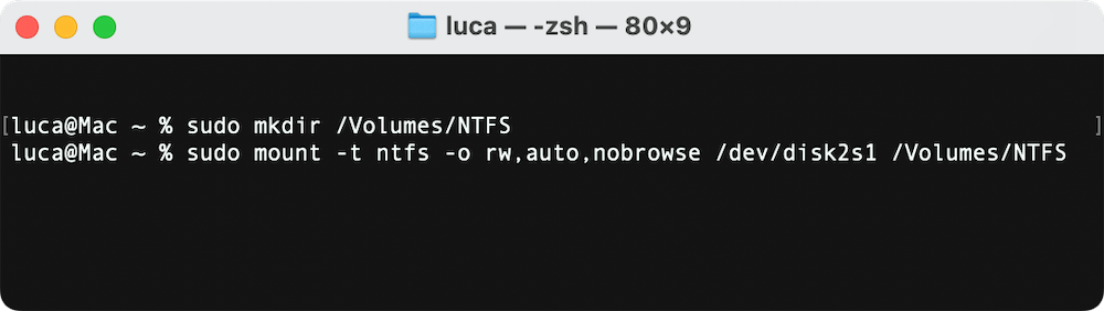 Use NTFS drives on Mac