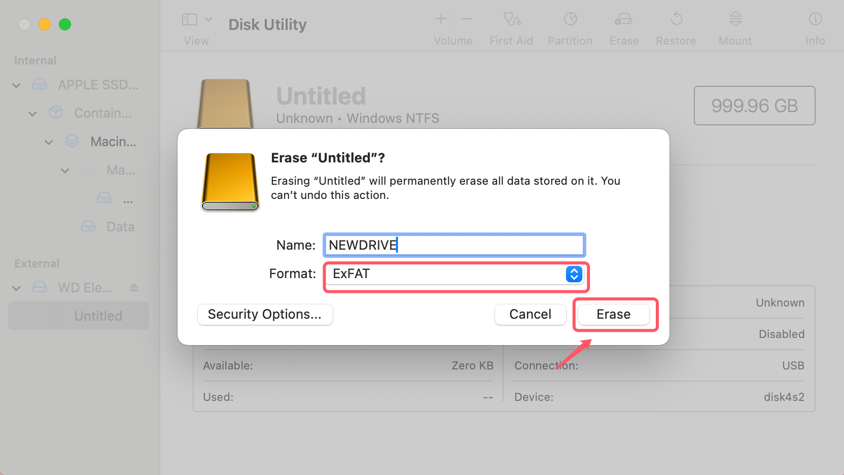 Use NTFS Drive on macOS Catalina